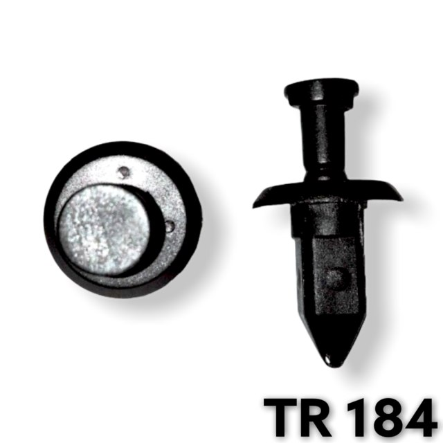 TR184 - 25 or 100 / GM Front Bumper Fascia Push Type Retainer (10mm Hole)